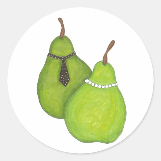 Perfect Pairスタンプ ラウンドシール (正面)