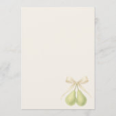 Perfect Pair Bridal Shower 招待状 (裏面)