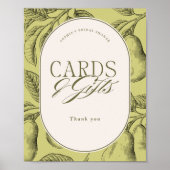 Perfect Pair Bridal Shower Cards Gifts ポスター (正面)