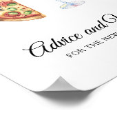 Perfect pair bridal shower - Wishes for Newlyweds ポスター (角)