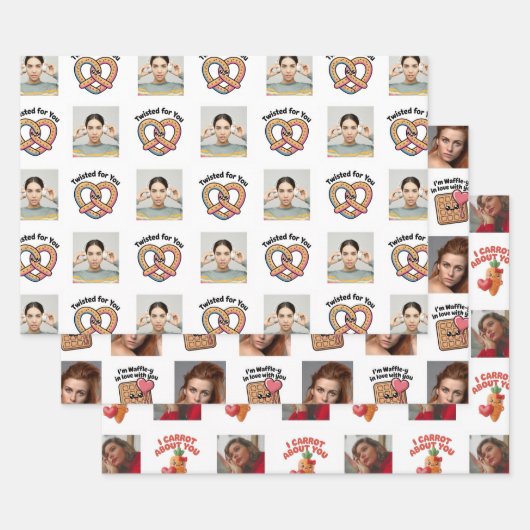 Perfect Pair Love Wrapping Paper Sheets ラッピングペーパーシート (セット)