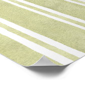 Perfect pair pear bridal shower welcome sign ポスター (角)