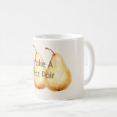 Perfect Pair Pears コーヒーマグカップ (正面右)