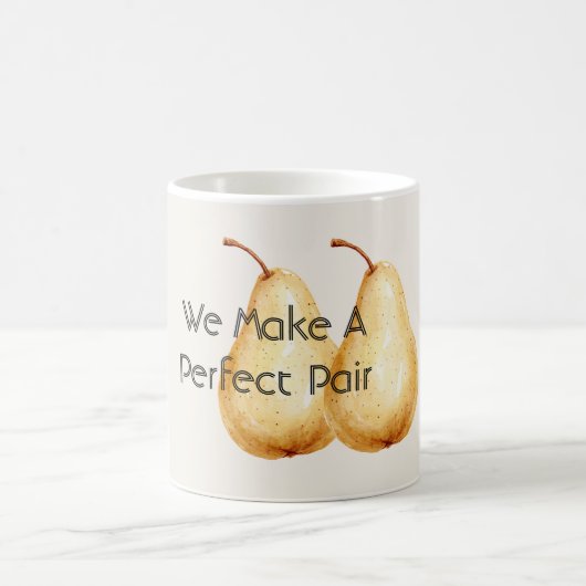 Perfect Pair Pears コーヒーマグカップ (中央)