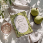 Perfect Pair Vintage Pear Bridal Shower 招待状
