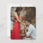 Perfect Pairing Wine Glass Theme Engagement Party ノートカード (裏面)