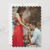 Perfect Pairing Wine Glass Theme Engagement Party 招待状 (裏面)