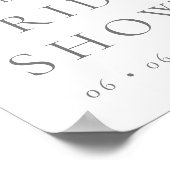 Perfect Pearブライダルシャワーへようこそ ポスター (角)