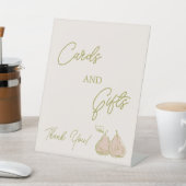 Perfect Pear Bridal Shower Cards and Gifts 台座サイン (インサイチュ)