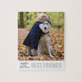 Perfect Pet 最高の Friendsパーソナライズされた Names写真 ジグソーパズル (縦)