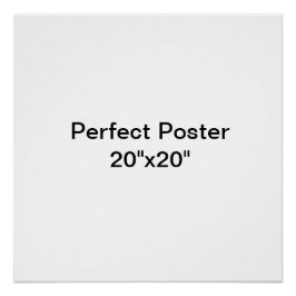 Perfect Poster 20"x20" （光沢） ポスター