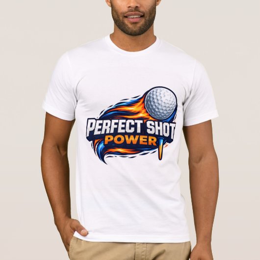 Perfect Shot Power Golf Tシャツ (正面)