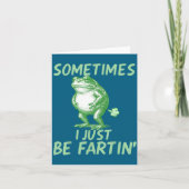 Perfect Sometimes i Frog just Gift カード (正面)