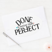 Perfect StickersよりもDoneの方が#DIBTP 楕円形シール (封筒)