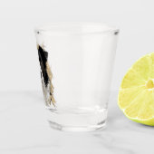 Perfect Stocking Stuffer Border Collie Dog Photo ショットグラス (右)