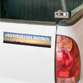 Perfect Sunset in Huntingtonビーチ，カリフォルニア バンパーステッカー (トラック上)