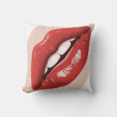 Perfectly Beautiful Lips on a Valentines Day  クッション (正面)