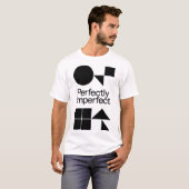 Perfectly Imperfect - Geometric Harmony Tシャツ (正面フル)