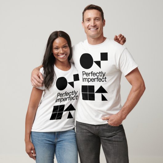 Perfectly Imperfect - Geometric Harmony Tシャツ (ユニセックス)
