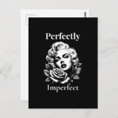 Perfectly Imperfect – Marilyn Noir ポストカード (正面/裏面)