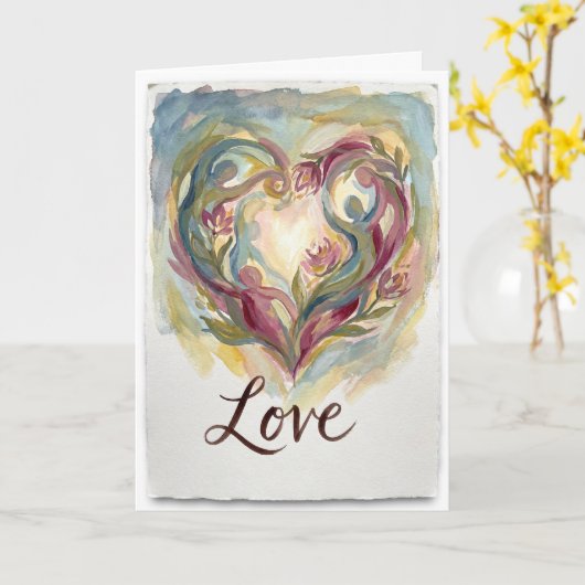 Perfectly Imperfect Us Valentine Card カード (黄色い花)