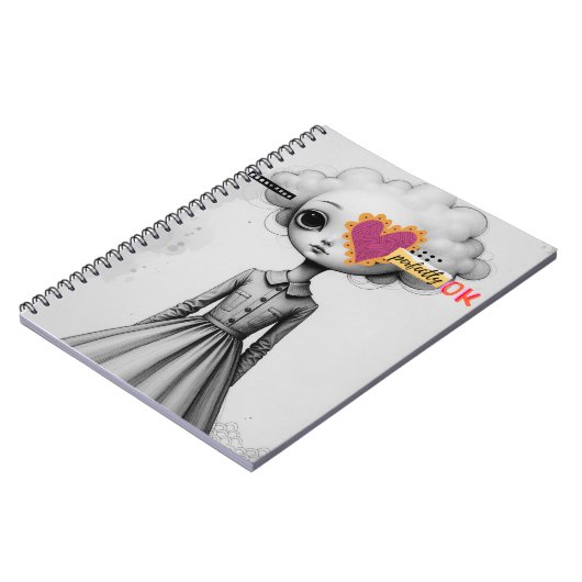 Perfectly Ok Portrait Notebook Journal ノートブック (左側)