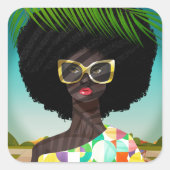 Perfectly Palm Springs スクエアシール (正面)