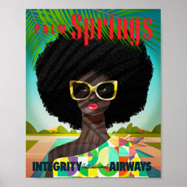Perfectly Palm Springs Art Print ポスター