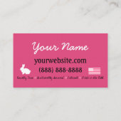 Perfectly Posh tie dye business card design 名刺 (裏面)