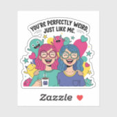 Perfectly Weird Just Like Me Best Friends シール (シート)