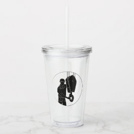 Perfekt für Aktive -Trinkbecher mit Anschläger アクリルタンブラー