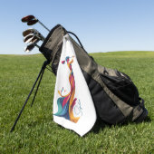 Perfekt für's Birdie, ein Golftuch für alle Fälle! ゴルフタオル (グリーン)