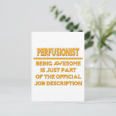 perfionist ..ジョブの説明 ポストカード (スタンド正面)