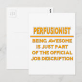 perfionist ..ジョブの説明 ポストカード (正面/裏面)