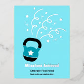 Performance Achievement Thank You Foil Postcard 箔シーズンポストカード (正面)