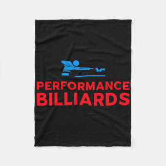 Performance Billiards Logo - Pool Player  フリースブランケット