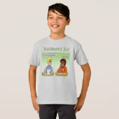 Performance Pay Gray Boy's T-Shirt Tシャツ (正面フル)