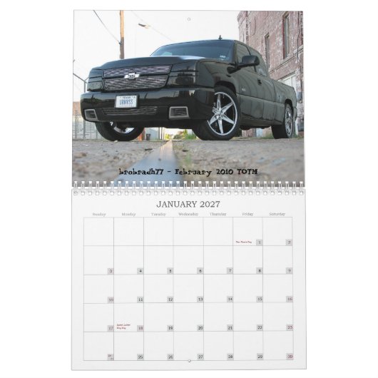 Performancetrucks.net 2011のカレンダー カレンダー (1月 2027)