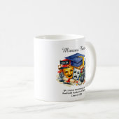 🎓Performing Arts Graduate Custom Name & Degree コーヒーマグカップ (正面右)