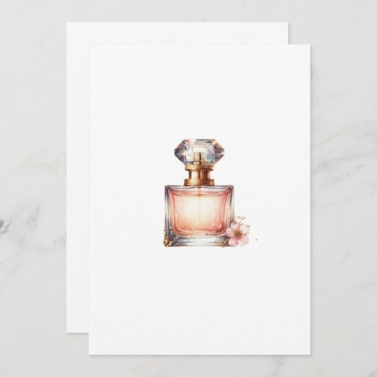 perfum letter 招待状 (正面/裏面)