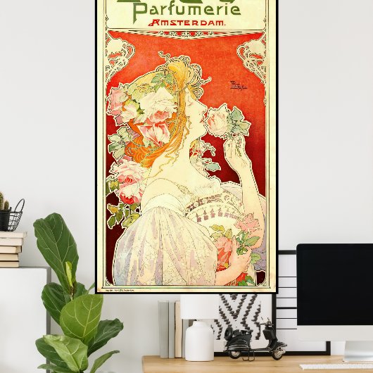 Perfume Ad 1897 ポスター (ホームオフィス)