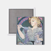 Perfume, Alphonse Mucha マグネット (正面/裏面)