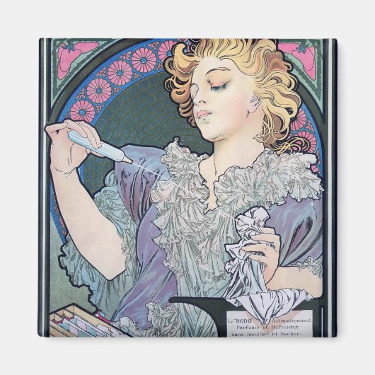 Perfume, Alphonse Mucha マグネット (正面)
