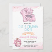 Perfume and Pajamas party Invitation 招待状 (正面)