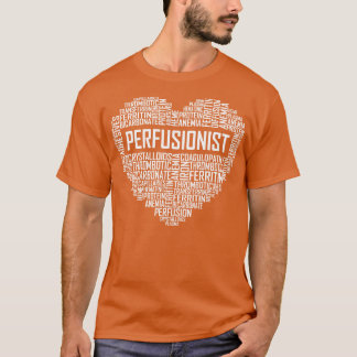 perfusionistハート tシャツ
