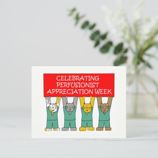 Perfusionist感謝の週 – 5月 ポストカード (スタンド正面)