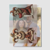 Pergament Paper Harlequin Poetry Collection ベラム紙招待状 (オフセット (カップル))