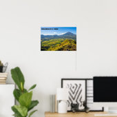 Pergasingan Hill Sunrise Rinjani View Wall Art ポスター (ホームオフィス)