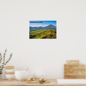 Pergasingan Hill Sunrise Rinjani View Wall Art ポスター (キッチン)