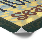 Pergola - Pioneer Square Seattle, WAトラベルポスター ポスター (角)